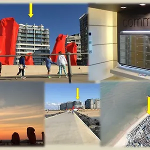 Appartement Panoramic View On Beach, Ships, Sea - Place To Be Ostende